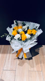 Yellow and white Roses Bouquet (FD151)