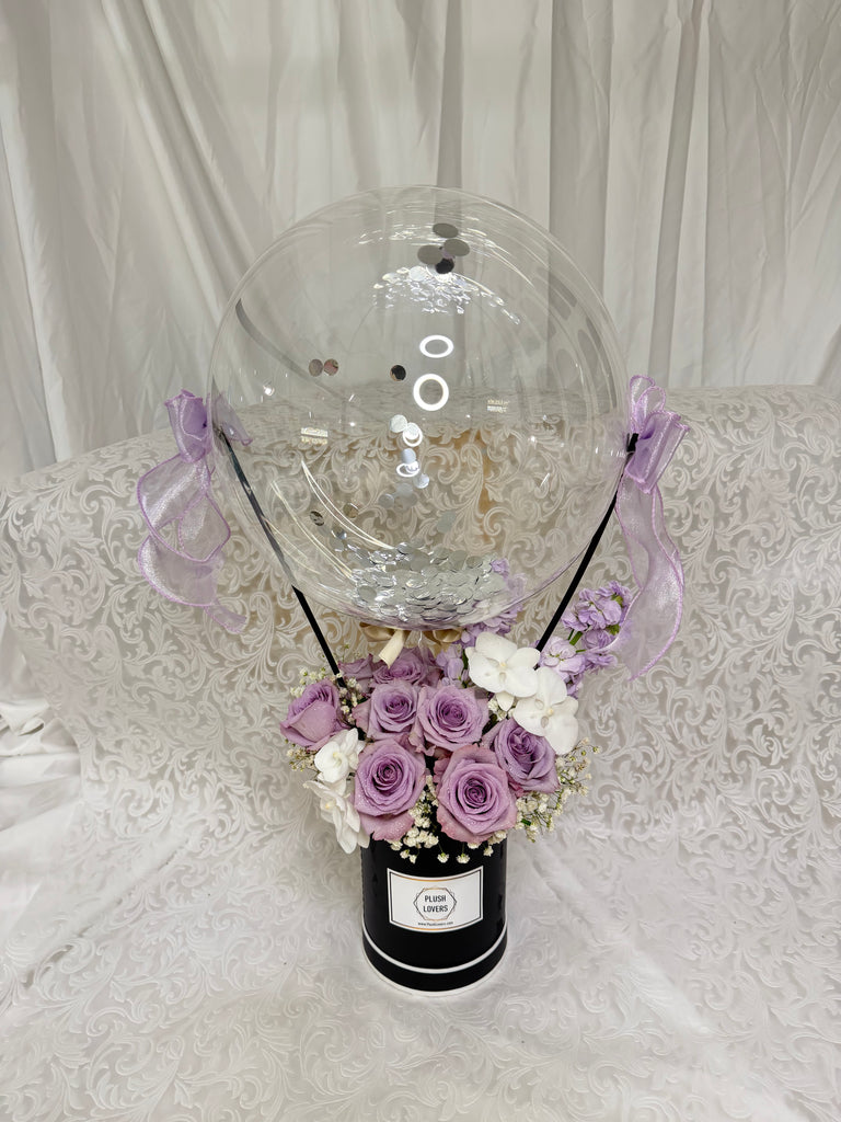 Purple Roses Hot Air Balloon (HAB206)