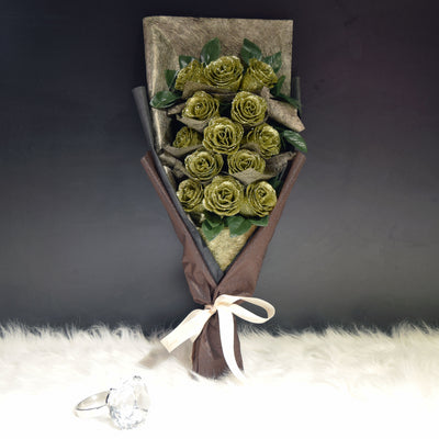 Glittering Roses Sided Bouquet (GRS05C)