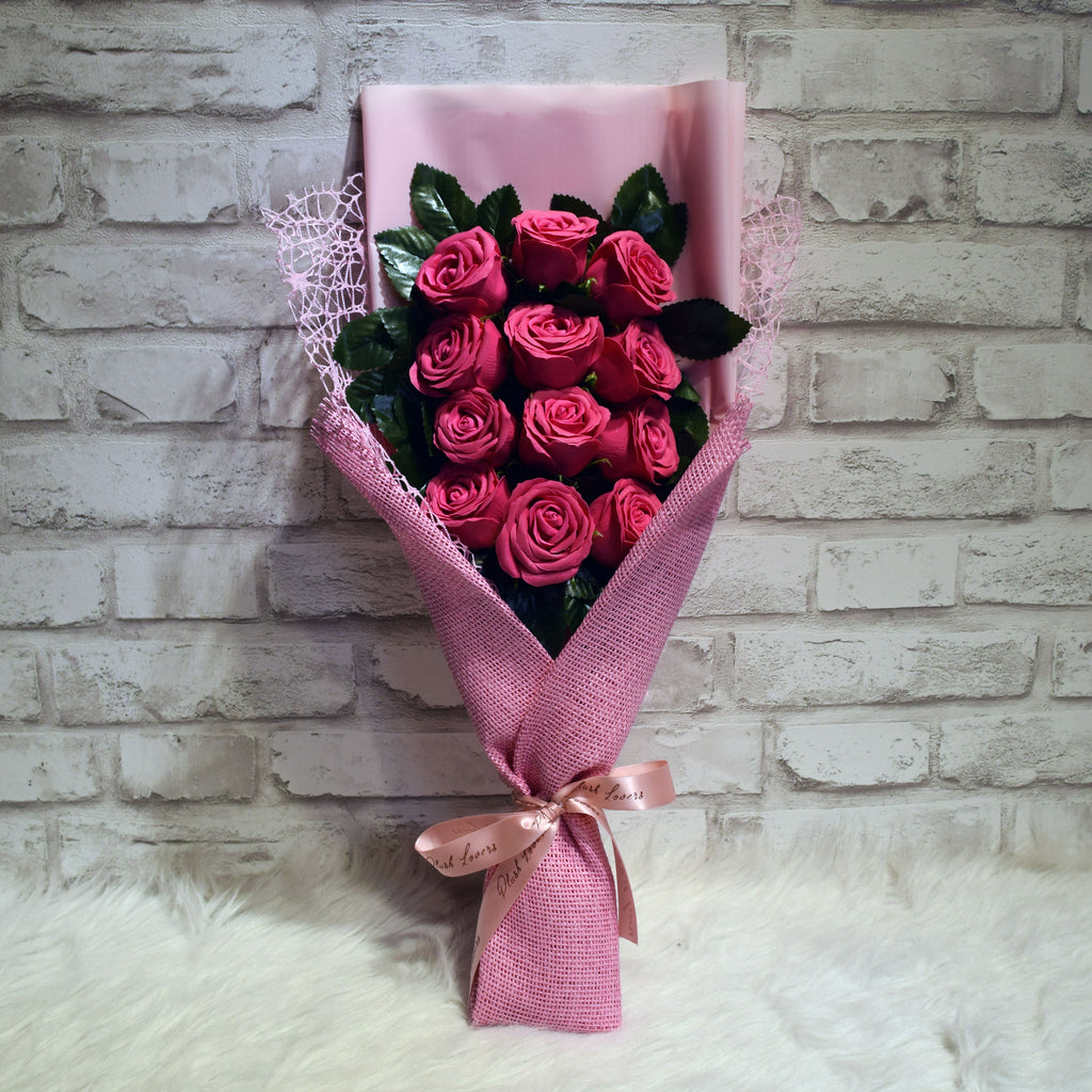 Soap Roses Sided Bouquet (SRS11C)