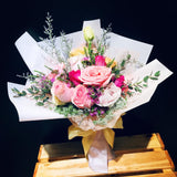 3 Tones Pink Roses Bouquet (FD084)