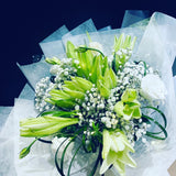 Lilies and baby breath bouquet (FD102)