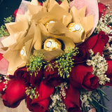 Chocolate Rocher and Roses Bouquets (FD080)