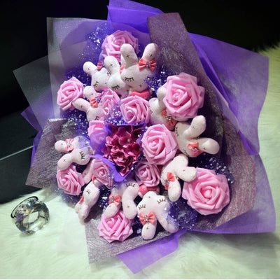 Rabbit Round Bouquet (RBR01C)