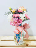 Mothers Day Promo Iridescent Vase with Flowers (FD124)