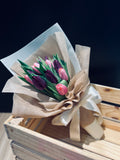 Pink tulips are best Flower Delivery in Singapore popular flower bouquet for Mothers Day and Valentines Day.