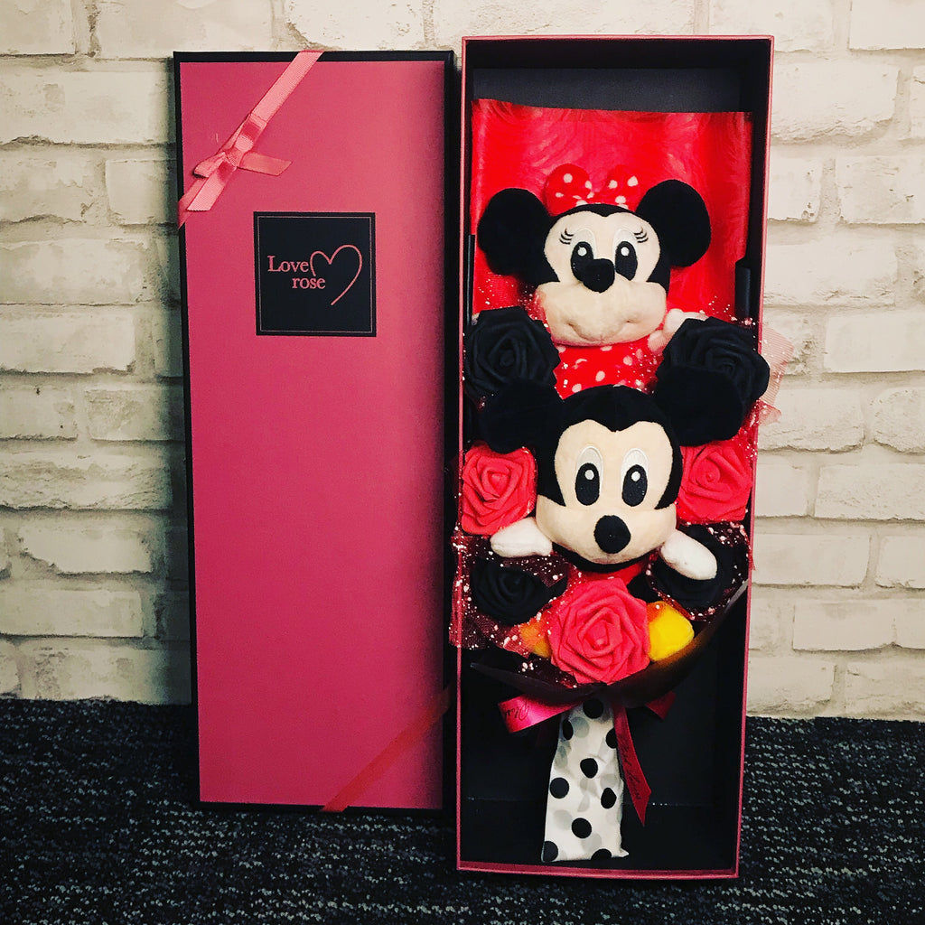 Mickey and Minnie Mouse Box Bouquet