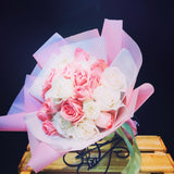 Pink and Cream Roses (FD081)