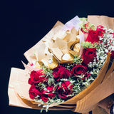 Chocolate Rocher and Roses Bouquets (FD080)