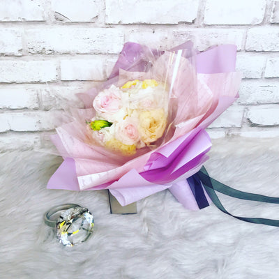 Roses with Eustoma (FD046)