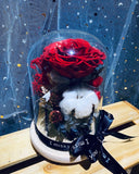 Preserved Rose in Dome (PF015)