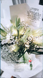 Lilies and baby breath bouquet (FD102)