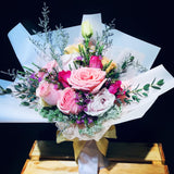 3 Tones Pink Roses Bouquet (FD084)