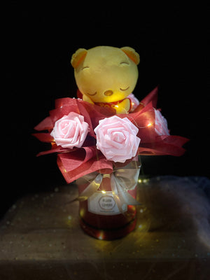Pooh Bear Plush Toy Bloom Box