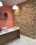 Artificial Flower Wall / Artificial Plant Wall Deco