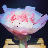 Pink and Cream Roses (FD081)
