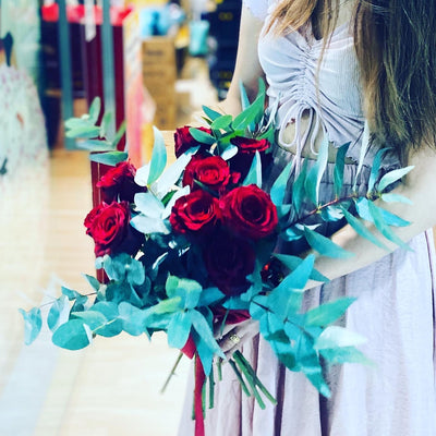 Red Roses Bridal Bouquet