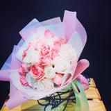 Pink and Cream Roses (FD081)