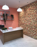 Artificial Flower Wall / Artificial Plant Wall Deco