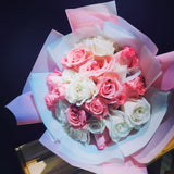 Pink and Cream Roses (FD081)