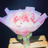 Pink and Cream Roses (FD081)