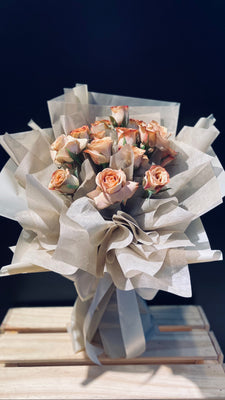Korean Style Cuppucino Roses (FD130)