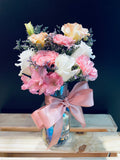 Mothers Day Promo Iridescent Vase with Flowers (FD124)