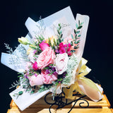 3 Tones Pink Roses Bouquet (FD084)