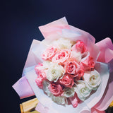 Pink and Cream Roses (FD081)